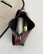Casual Women Shoulder Bag - Burgundy YAAYA Boutique 100028