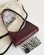Casual Women Shoulder Bag - Burgundy YAAYA Boutique 100028