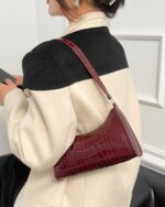Casual Women Shoulder Bag - Burgundy YAAYA Boutique 100028