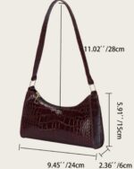 Casual Women Shoulder Bag - Burgundy YAAYA Boutique 100028