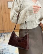 Casual Women Shoulder Bag - Burgundy YAAYA Boutique 100028