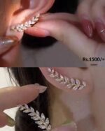 Stud Earrings With Wheat Ear Tassel YAAYA Boutique 100009 - 1