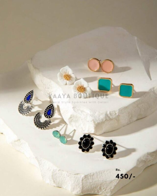 Floral Stud Earring Collection