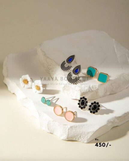 Floral Stud Earring Collection