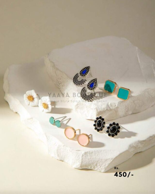 Floral Stud Earring Collection