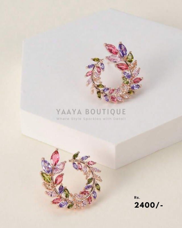 Leaf Stud Earrings 1